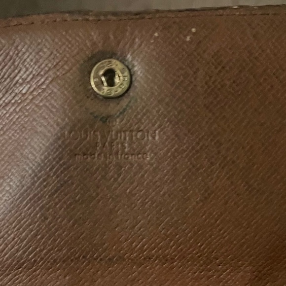 Authentic Louis Vuitton Monogran LV Logo Sarah Long Zip Brown Wallet - Picture 12 of 13